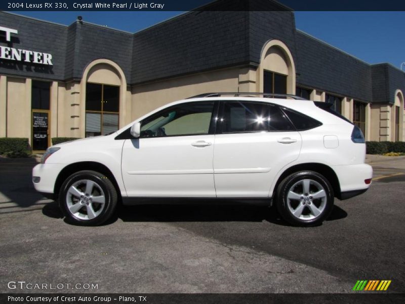 Crystal White Pearl / Light Gray 2004 Lexus RX 330