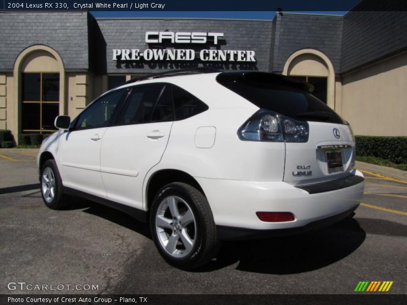 Crystal White Pearl / Light Gray 2004 Lexus RX 330