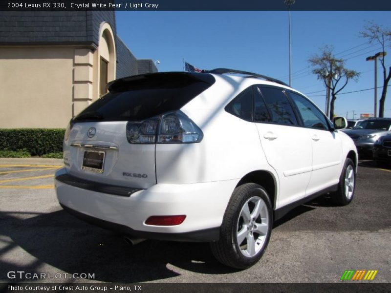 Crystal White Pearl / Light Gray 2004 Lexus RX 330