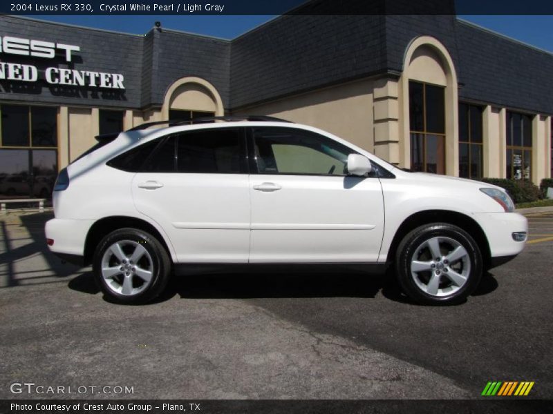 Crystal White Pearl / Light Gray 2004 Lexus RX 330