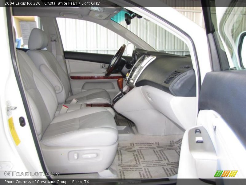 Crystal White Pearl / Light Gray 2004 Lexus RX 330