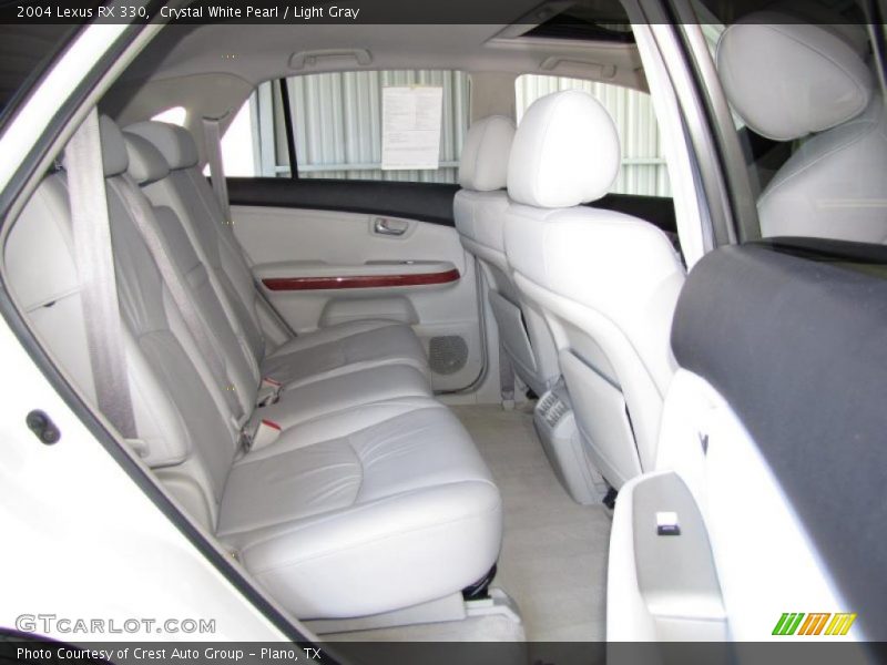 Crystal White Pearl / Light Gray 2004 Lexus RX 330