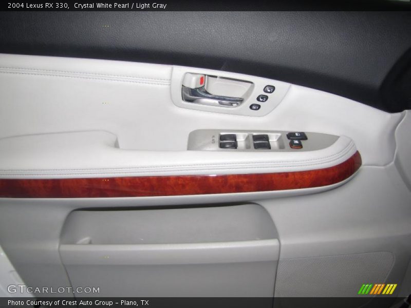 Crystal White Pearl / Light Gray 2004 Lexus RX 330
