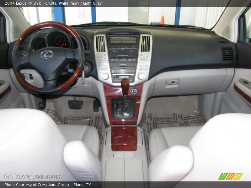 Crystal White Pearl / Light Gray 2004 Lexus RX 330