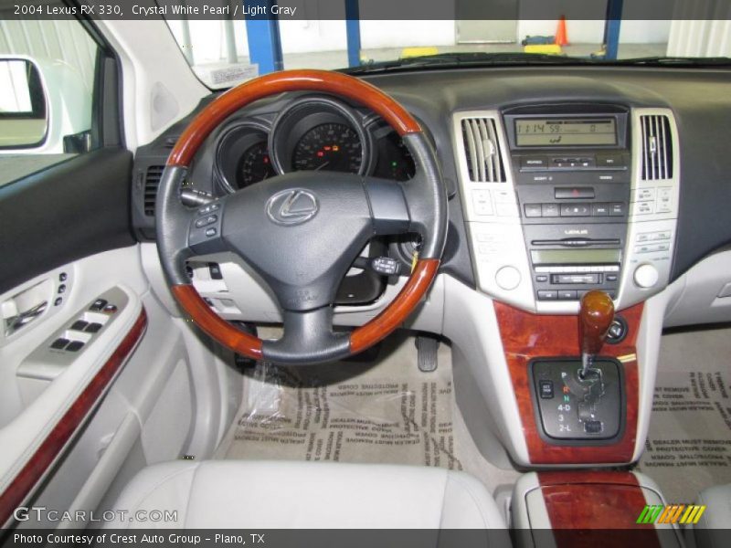Crystal White Pearl / Light Gray 2004 Lexus RX 330