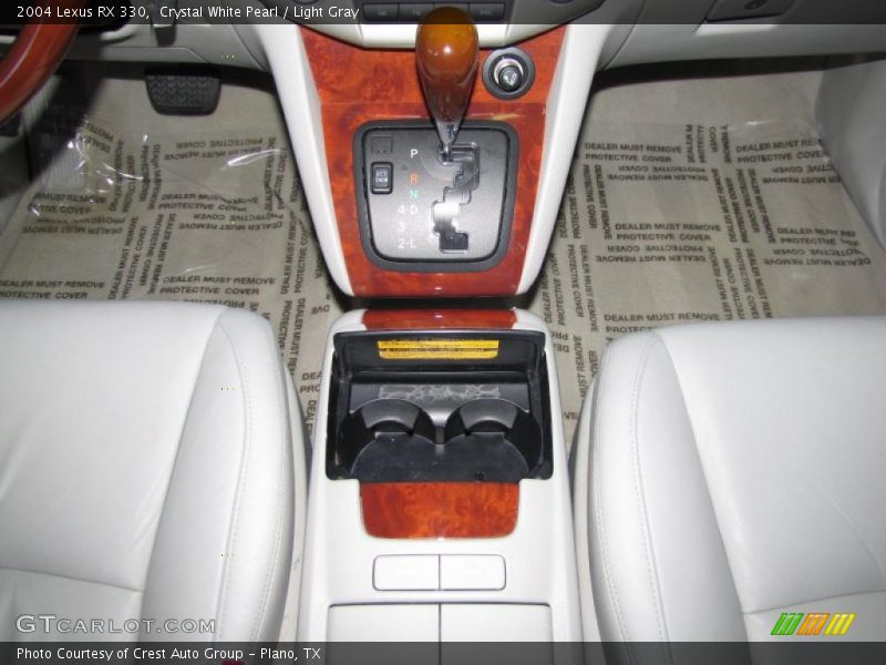 Crystal White Pearl / Light Gray 2004 Lexus RX 330