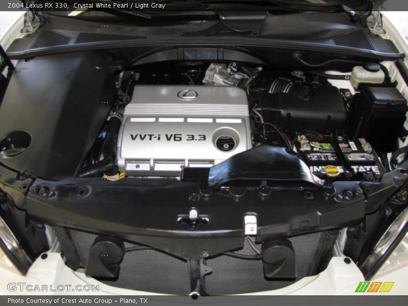 Crystal White Pearl / Light Gray 2004 Lexus RX 330