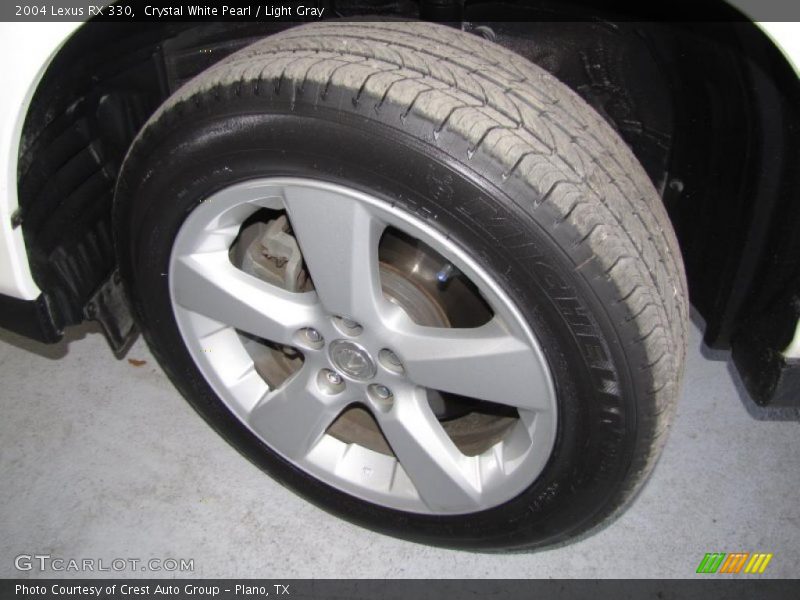 Crystal White Pearl / Light Gray 2004 Lexus RX 330