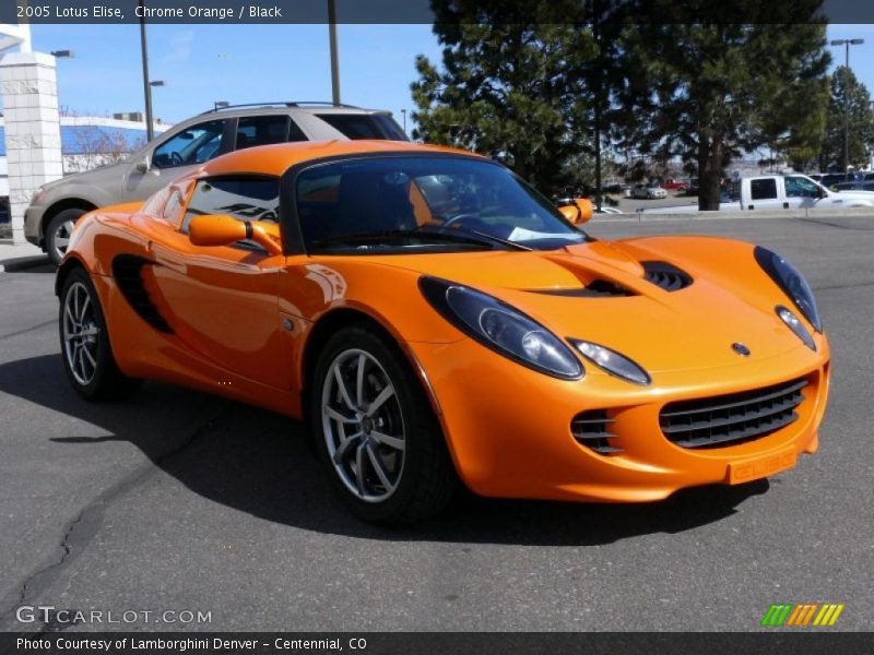 Chrome Orange / Black 2005 Lotus Elise
