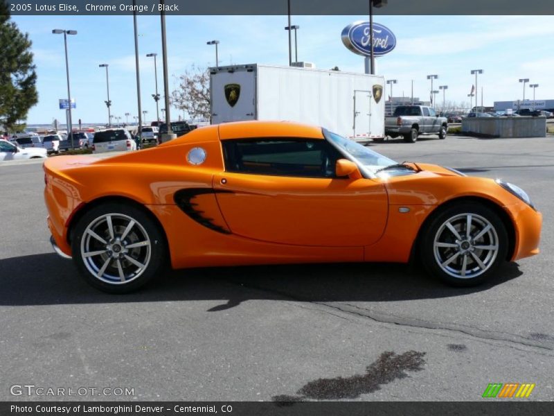 Chrome Orange / Black 2005 Lotus Elise