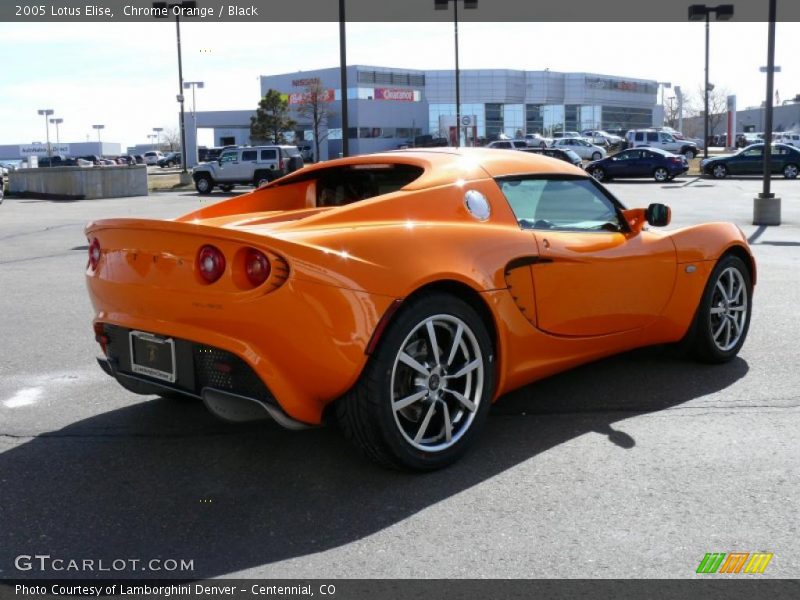 Chrome Orange / Black 2005 Lotus Elise