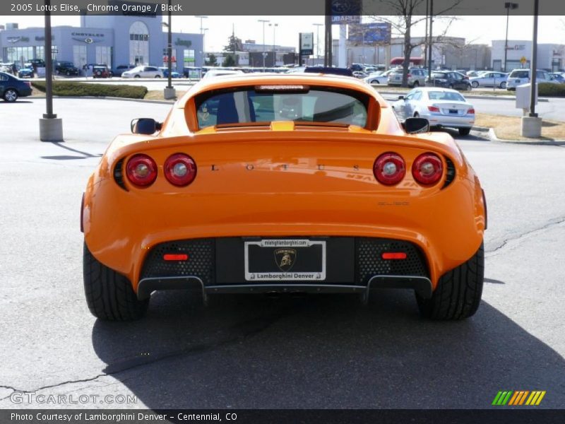 Chrome Orange / Black 2005 Lotus Elise