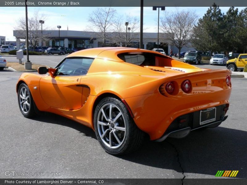 Chrome Orange / Black 2005 Lotus Elise