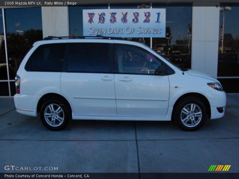 Rally White / Beige 2006 Mazda MPV LX