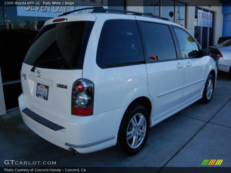 Rally White / Beige 2006 Mazda MPV LX
