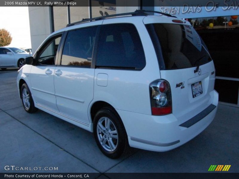 Rally White / Beige 2006 Mazda MPV LX