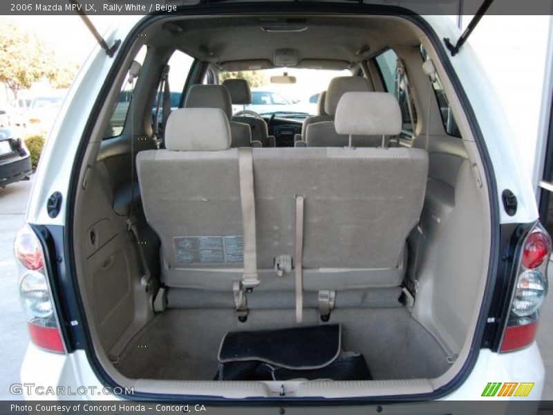 Rally White / Beige 2006 Mazda MPV LX