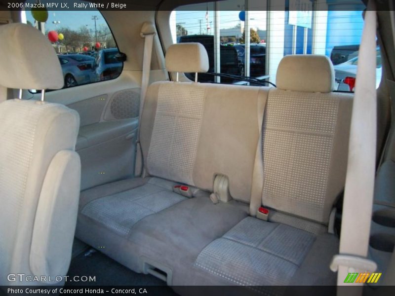 Rally White / Beige 2006 Mazda MPV LX