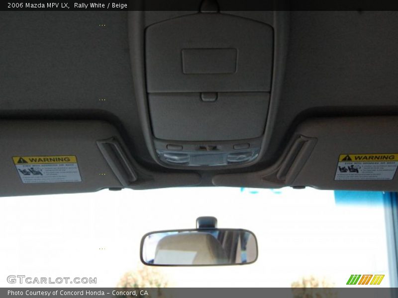 Rally White / Beige 2006 Mazda MPV LX