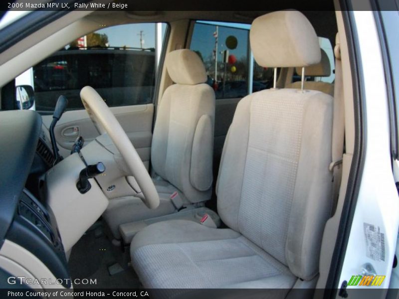 Rally White / Beige 2006 Mazda MPV LX