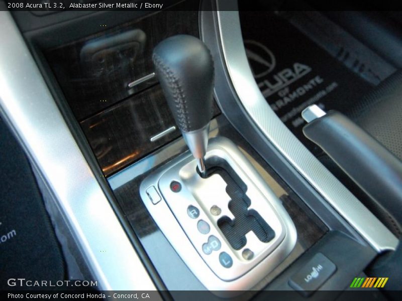 Alabaster Silver Metallic / Ebony 2008 Acura TL 3.2