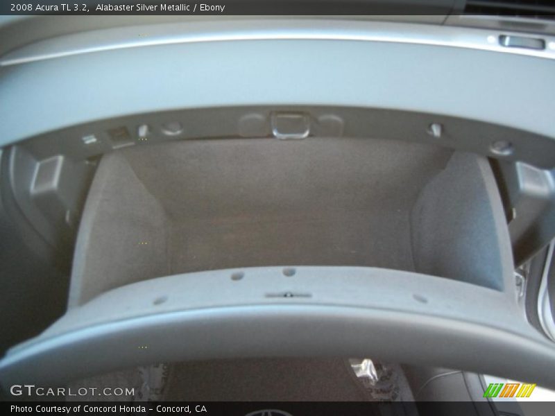 Alabaster Silver Metallic / Ebony 2008 Acura TL 3.2