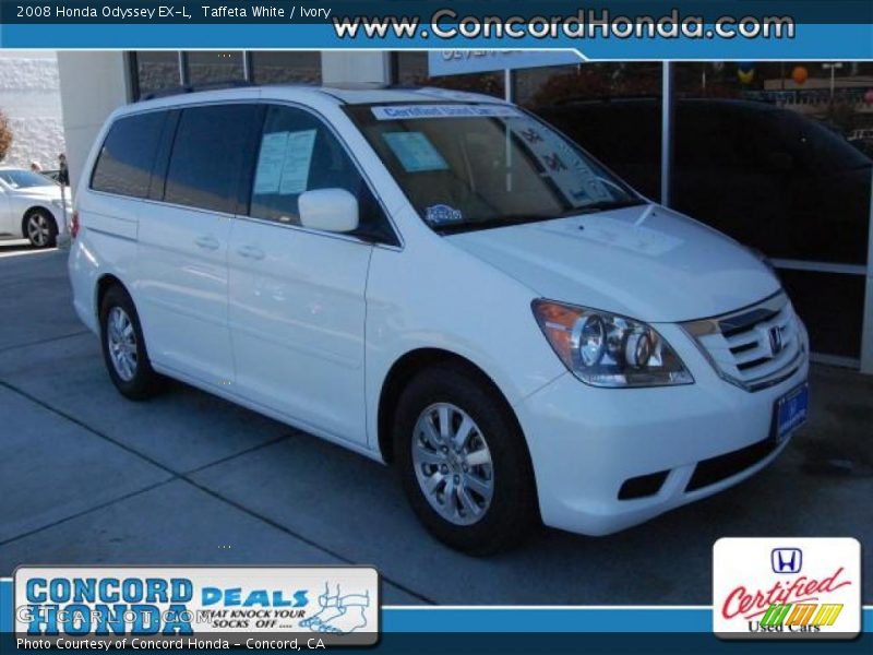 Taffeta White / Ivory 2008 Honda Odyssey EX-L