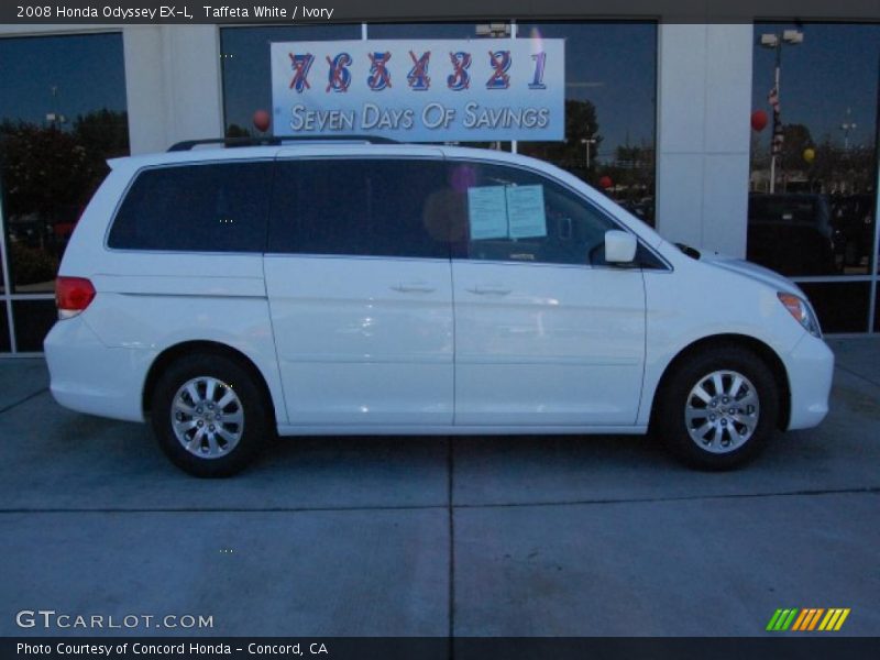 Taffeta White / Ivory 2008 Honda Odyssey EX-L