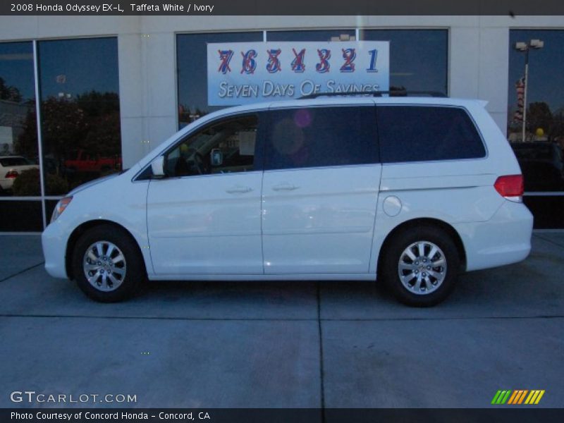 Taffeta White / Ivory 2008 Honda Odyssey EX-L