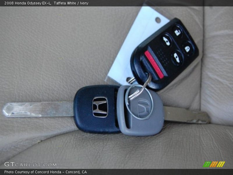 Taffeta White / Ivory 2008 Honda Odyssey EX-L