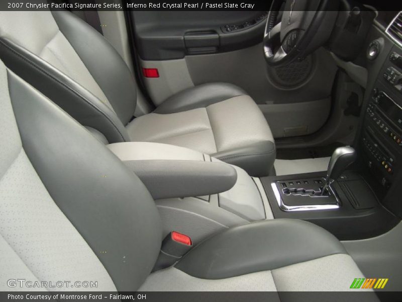 Inferno Red Crystal Pearl / Pastel Slate Gray 2007 Chrysler Pacifica Signature Series