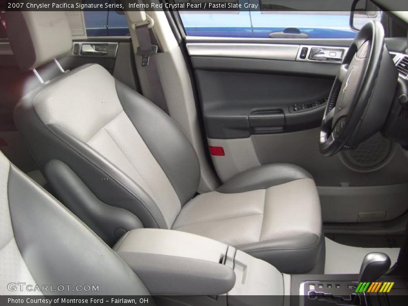 Inferno Red Crystal Pearl / Pastel Slate Gray 2007 Chrysler Pacifica Signature Series