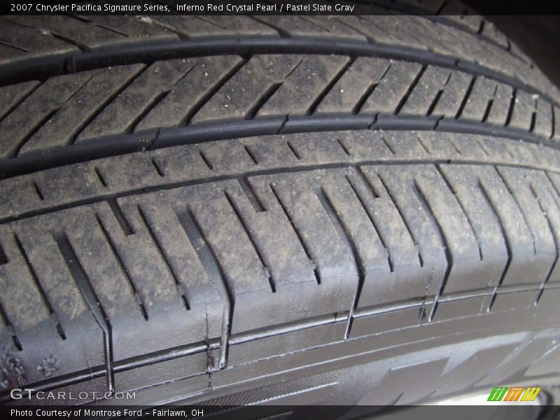 Inferno Red Crystal Pearl / Pastel Slate Gray 2007 Chrysler Pacifica Signature Series