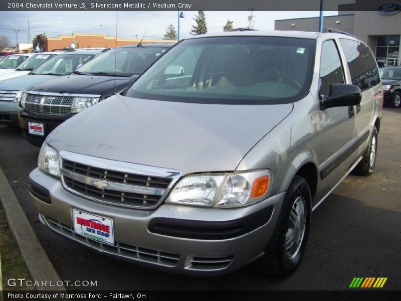 Silverstone Metallic / Medium Gray 2004 Chevrolet Venture LS