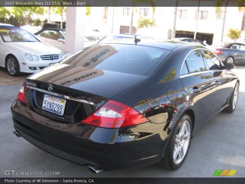 Black / Black 2007 Mercedes-Benz CLS 550