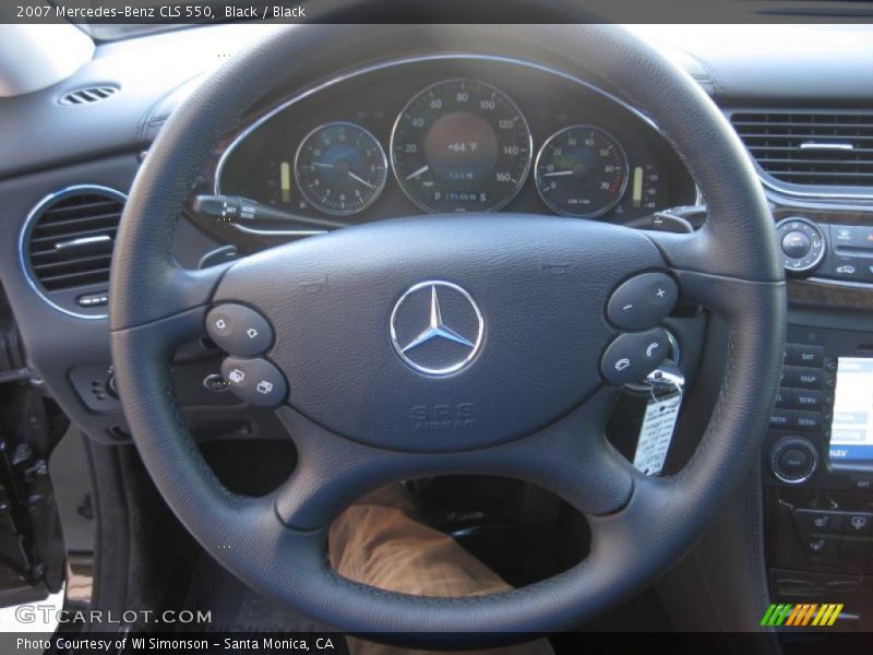 Black / Black 2007 Mercedes-Benz CLS 550