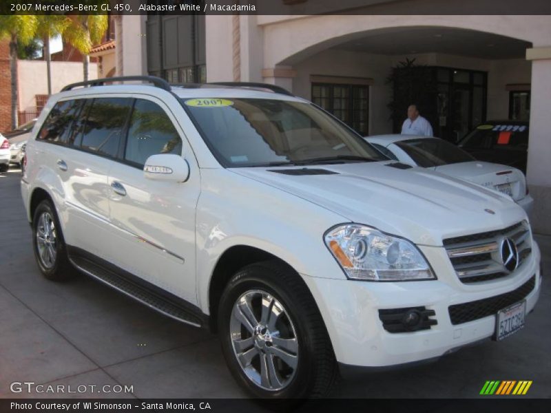 Alabaster White / Macadamia 2007 Mercedes-Benz GL 450