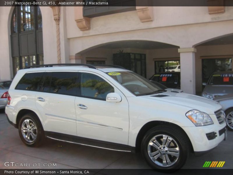 Alabaster White / Macadamia 2007 Mercedes-Benz GL 450
