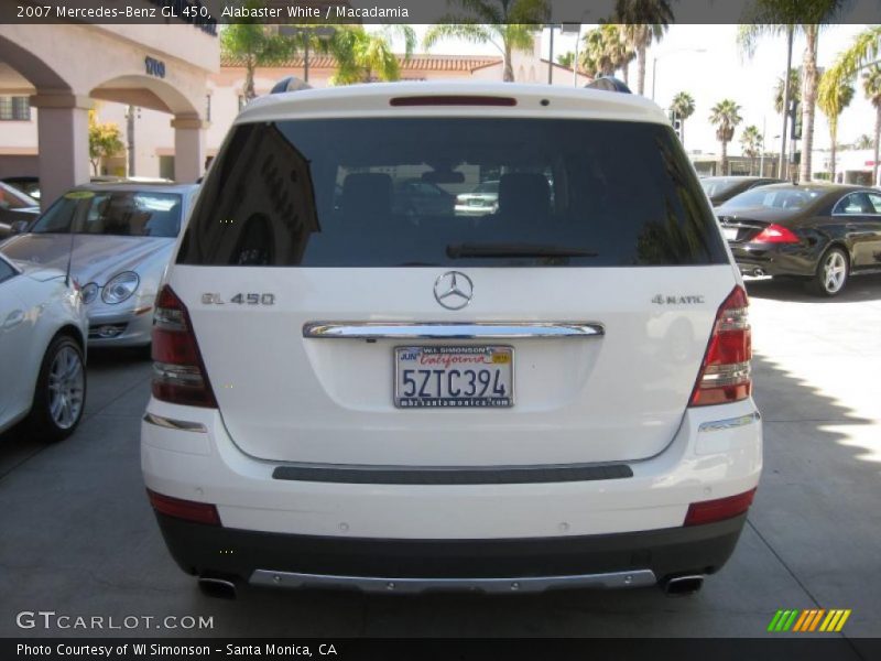 Alabaster White / Macadamia 2007 Mercedes-Benz GL 450