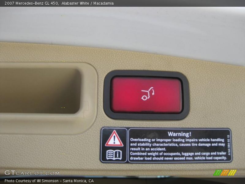 Alabaster White / Macadamia 2007 Mercedes-Benz GL 450