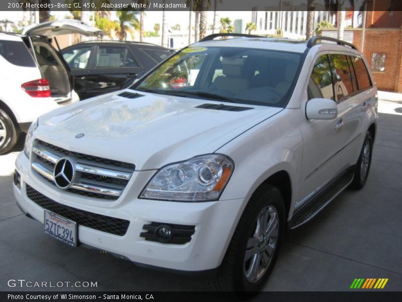 Alabaster White / Macadamia 2007 Mercedes-Benz GL 450