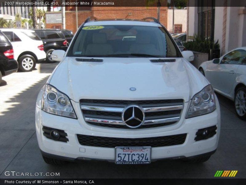 Alabaster White / Macadamia 2007 Mercedes-Benz GL 450