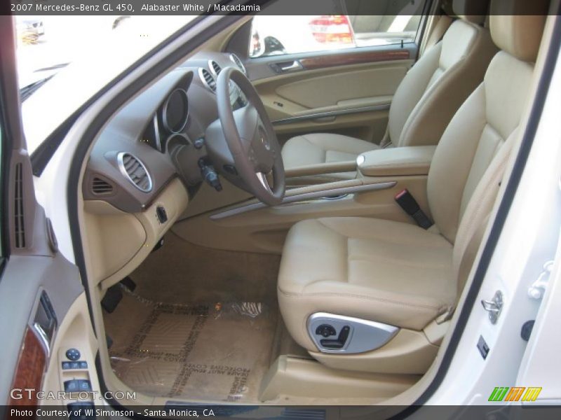 Alabaster White / Macadamia 2007 Mercedes-Benz GL 450