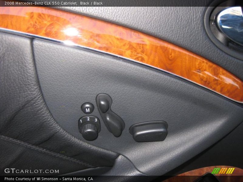 Black / Black 2008 Mercedes-Benz CLK 550 Cabriolet