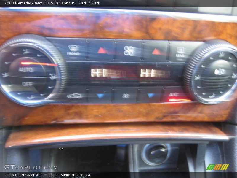 Black / Black 2008 Mercedes-Benz CLK 550 Cabriolet