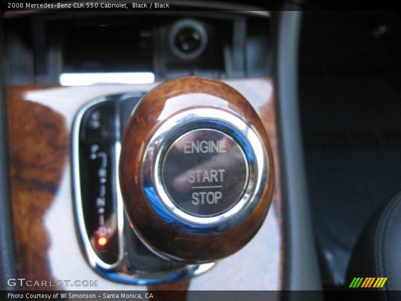 Black / Black 2008 Mercedes-Benz CLK 550 Cabriolet