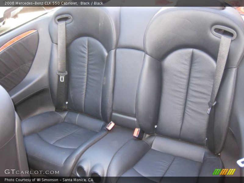 Black / Black 2008 Mercedes-Benz CLK 550 Cabriolet