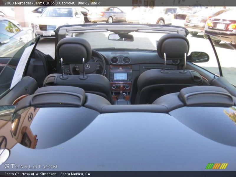 Black / Black 2008 Mercedes-Benz CLK 550 Cabriolet