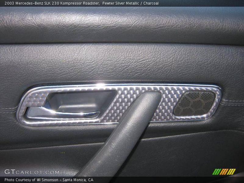 Pewter Silver Metallic / Charcoal 2003 Mercedes-Benz SLK 230 Kompressor Roadster