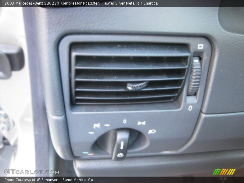 Pewter Silver Metallic / Charcoal 2003 Mercedes-Benz SLK 230 Kompressor Roadster